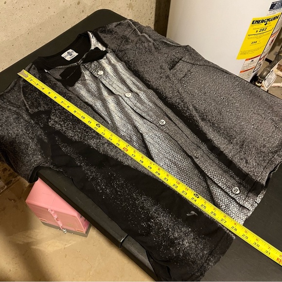 DOCTOR WHO Fake Suit Tuxedo Tee T-Shirt Ripple Junction Adult XL BBC Bowtie - Picture 6 of 6